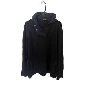 Orvis knit 3/4 zip pullover hoody sz XL